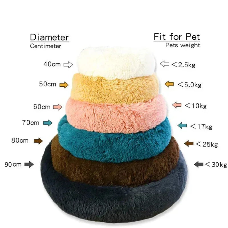 Lit apaisent en peluche ultra doux
