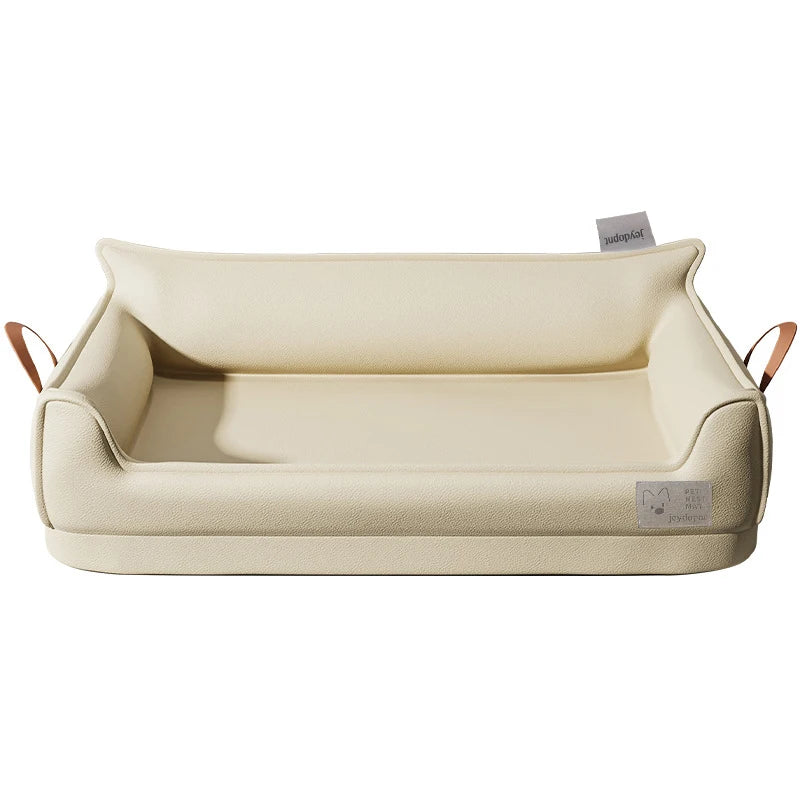 Lit de prestige héritage-Édition cuir blanc