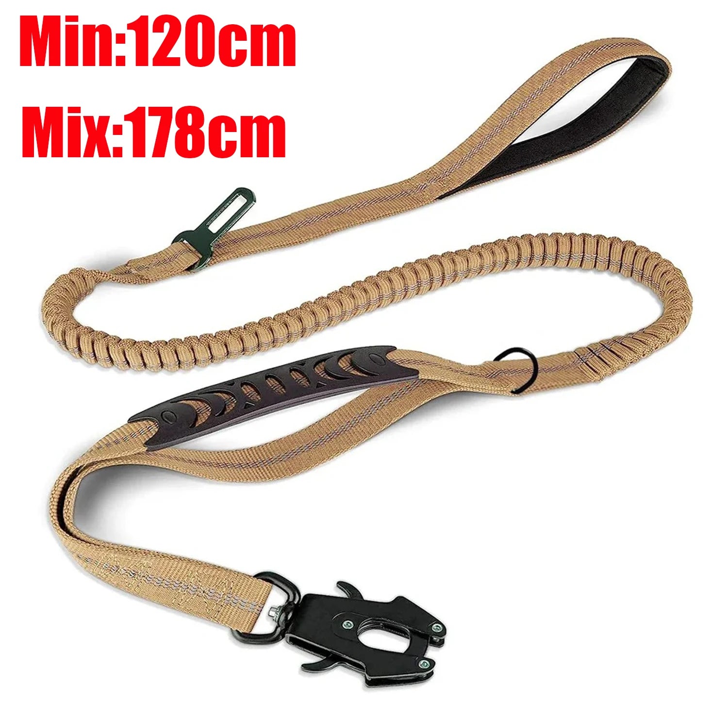 Laisse Tactique Anti- Choc Multi-Fonction