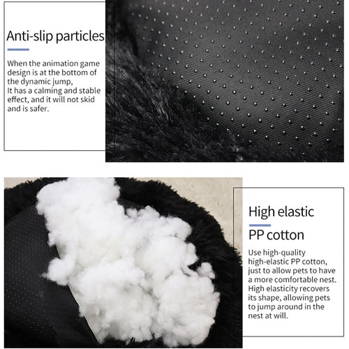 Lit apaisent en peluche ultra doux