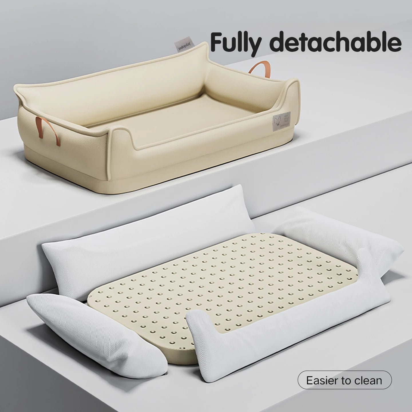 Lit de prestige héritage-Édition cuir blanc